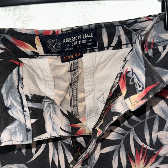 Men’s AE American Eagle tropical palm tree men’s shorts size 31 - Picture 6 of 10